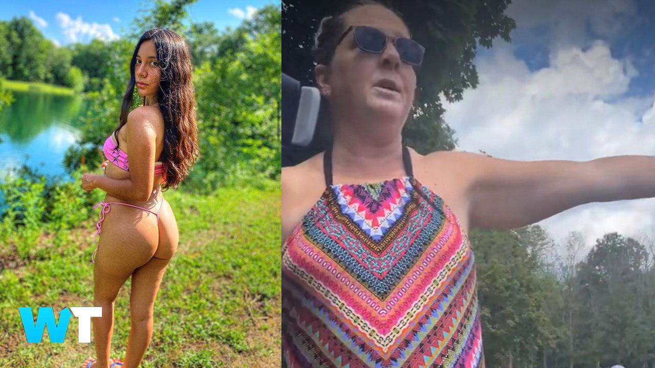 Karen Yells At TikToker for Wearing A Bathing Suit