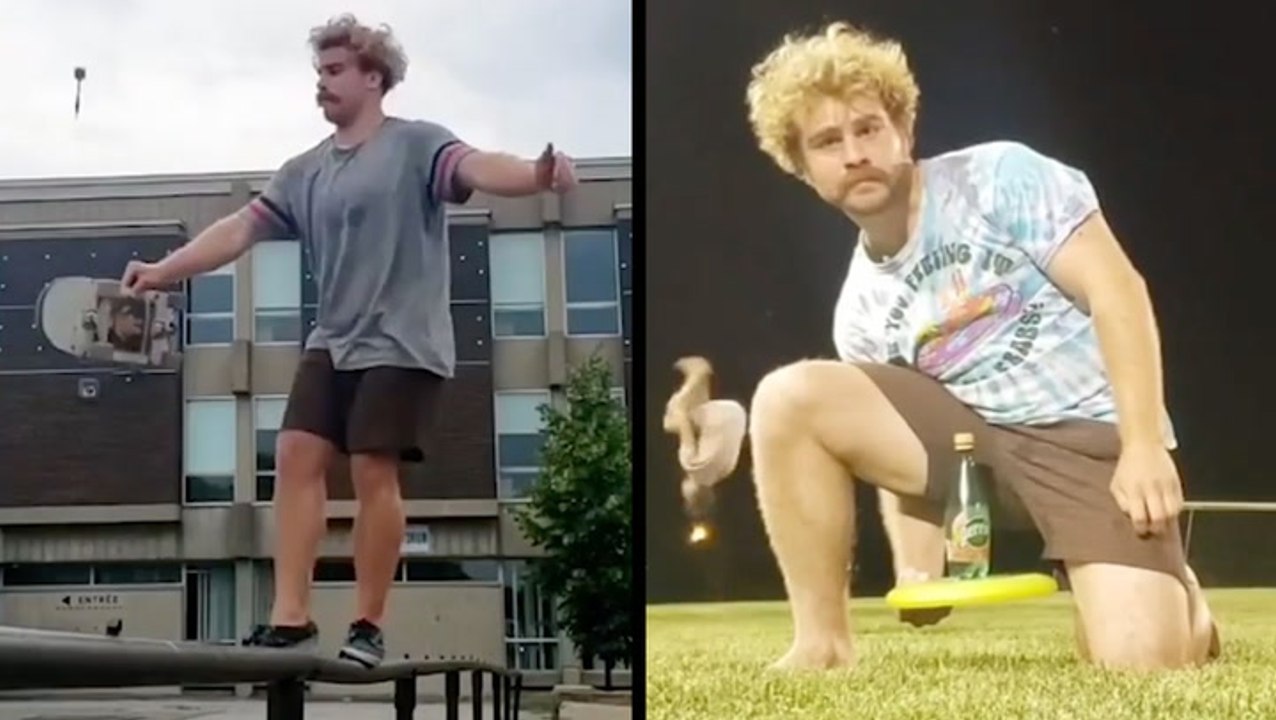 Guy Nails Impressive Trick Shots With Style
