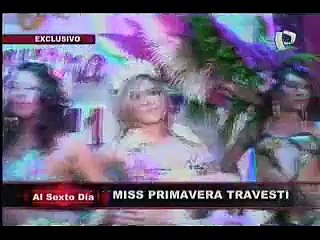 Conozca a la Miss Primavera Transexual 2011