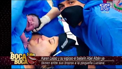 Después de un proceso complicado nació la hija de Karen Lasso y Abel Albán: Conócela aquí
