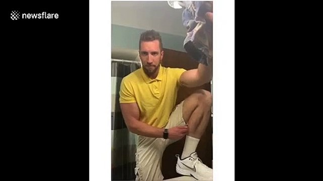 'Wipe it down challenge' Man in Michigan wipes mirror and sees himself in different settings