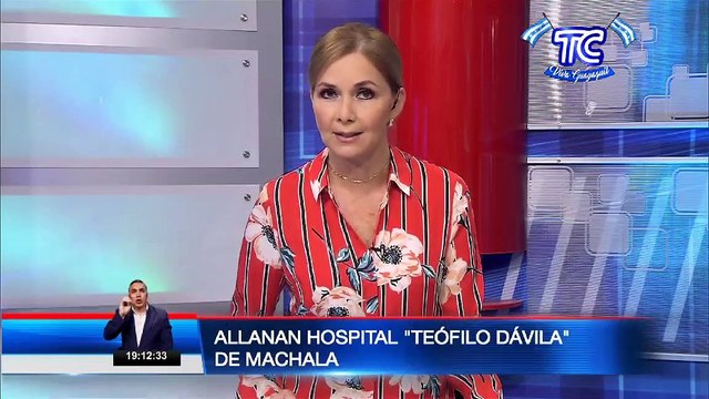 Allanan algunas áreas del hospital Teófilo Dávila de Machala por denuncias por recetas con precios excesivos