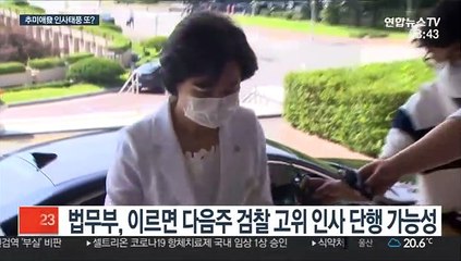 檢 인사 임박…추미애-윤석열 갈등 재연되나