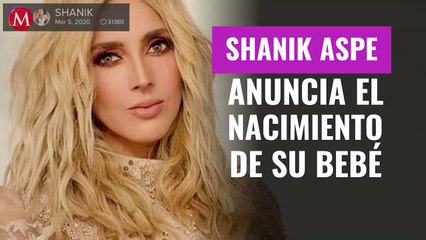 Shanik Aspe anuncia el nacimiento de su bebé con tierna foto