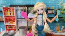 Barbie Spaghetti Chef playset Toy, Frozen Elsa, Play Dough باربي السباغيتي الشيف Barbie Chefe