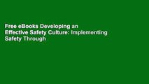 Free eBooks Developing an Effective Safety Culture: Implementing Safety