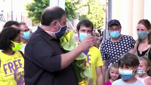 Oriol Junqueras y otros ocho independentistas catalanes salen de prisión durante el fin de semana