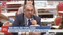 AKP'liler, bu sözlerin ardından CHP'li Kayhan'ın üzerine yürüdü