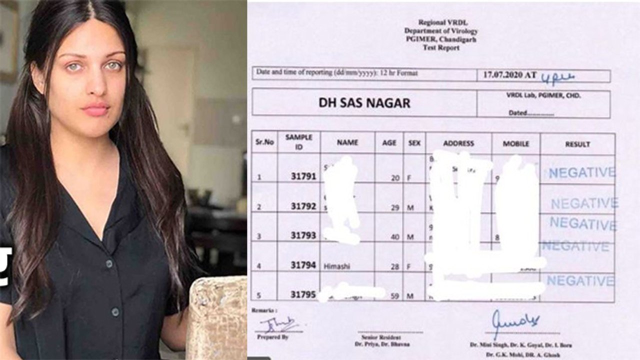 Himanshi Khurana ने तबीयत बिगड़ने पर कराया Corona Test, देखिए क्या आई Report । Boldsky