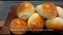 Cómo HACER PAN CASERO A MANO | PAN HECHO EN CASA | PAN CASERO| HOMEMADE BREAD