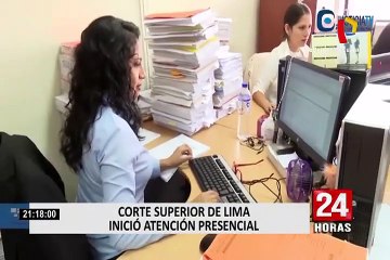 Corte Superior de Lima inició atención presencial