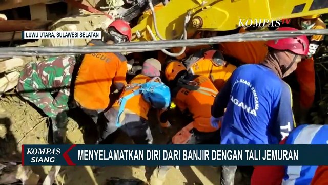Kisah Korban Selamat dari Banjir Bandang Luwu Utara, Bepegang Kabel dan Tali Jemuran