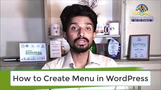 How to Create Menus & SubMenus in WordPress - WordPress Tutorials for Beginners in UrduHindi - Part 13