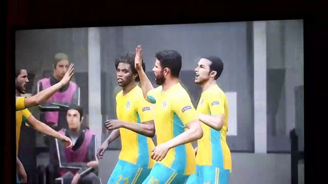 Diego Costa Reverse Head Goal (Chelsea FC - Real Madrid CF PES 2018)