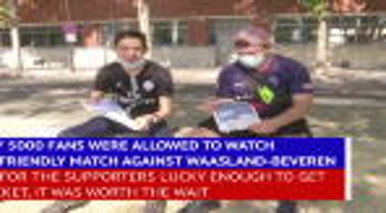 PSG welcome back fans for friendly