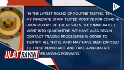 10 staff ni Sen. Gordon, nagpositibo sa CoVID-19