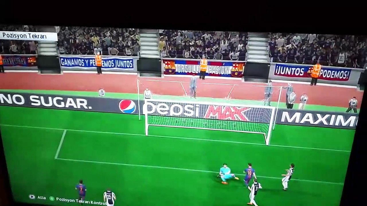 Lionel Messi Dribble-Goal (FC Barcelona - Juventus FC PES 2018)