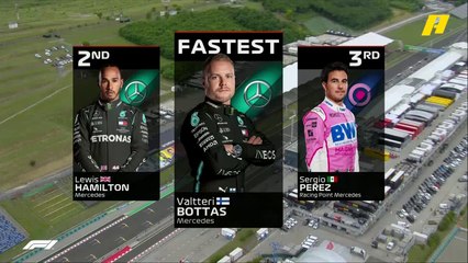 الترتيب النهائي للتجارب الحرة الثالثة من سباق جائزة أرامكو المجر الكبرى