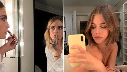 Cara Delevingne & Kaia Gerber Snapped Cuddling At Black Lives Matter Protests