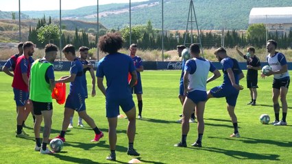 Entrenamiento de Osasuna en Tajonar antes del último partido de liga frente al Mallorca