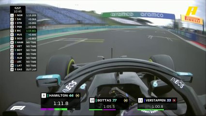 لويس هاميلتون كالصاروخ على الحلبة في القسم الثاني من التجارب التأهيلية وبوتاس الثاني