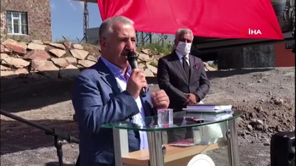 Sarıkamış Kayak Merkezine yeni açılacak olan kafenin temel atma töreni gerçekleşti