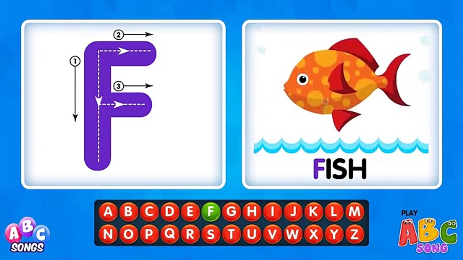 Learn to Write Uppercase Alphabet for Kids _ ABC Songs for Children