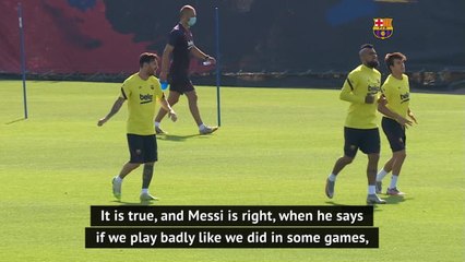 Descargar video: Setien agrees with Messi - Barca haven't been good enough