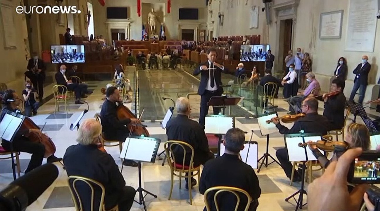 Rome honours Oscar-winning soundtrack composer Ennio Morricone