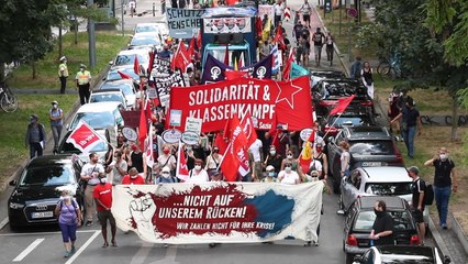 Manifestantes piden en Stuttgart medidas de protección climática