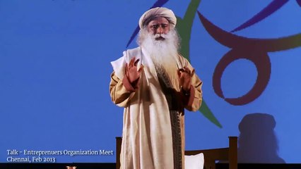 How Do You Get To Know Yourself Fully - Sadhguru answers at Entreprenuers Organization Meet