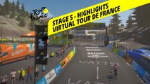 Virtual Tour de France 2020 - Stage 5 - Highlights