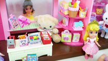 Disney mini Pincess doll Shopping Street Cafe Fancy Shop الأميرة دمية لعبة Brinquedo boneca Princesa