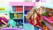 Doll Grocery Store Supermarket Shopping - Barbie Rapunzel Boneka Toko kelontong Supermercado Compras
