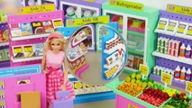 I Love to Shop Supermarket Barbie Grocery Shopping Toko kelontong Barbie Puppe Supermarkt