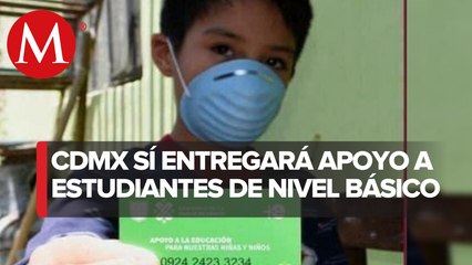 En agosto depositarán beca a estudiantes de educación básica en la CdMx