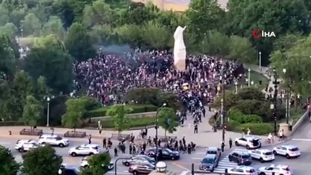 - ABD’de Kristof Kolomb heykellerine saldırılar devam ediyor