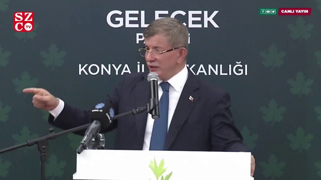 Davutoğlu AKP’nin kalesinde eski partisini eleştirdi: Otoriter bir anlayışın temsilcisi oldular