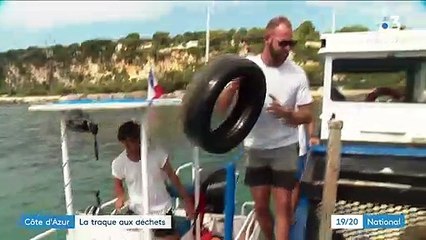 Pollution : opération nettoyage sur une plage de la Côte d’Azur