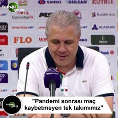 Marius Sumudica: "Pandemi sonrası maç kaybetmeyen tek takımımız"