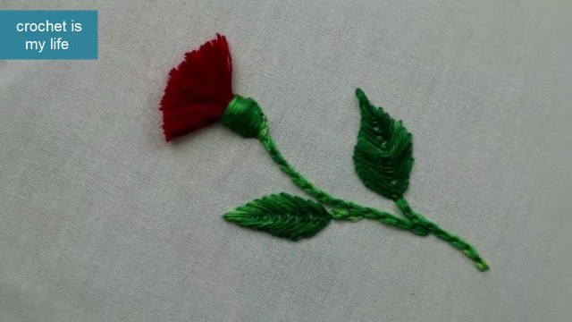 Hand Embroidery - How To Make Tassels Using Safety Pin - Tassel Flower