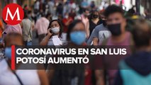Casos de covid-19 incrementan en San Luis Potosí