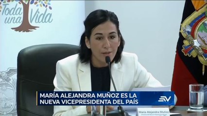 María Alejandra Muñoz, nueva vicepresidenta de la República