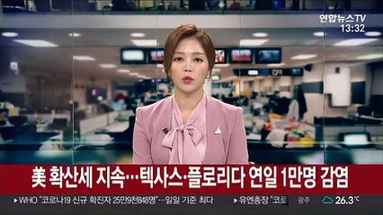 Скачать видео: 美 확산세 지속…텍사스·플로리다 연일 1만명 감염