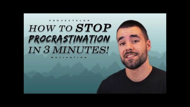 How To STOP Procrastination In 3 Minutes! - Study Motivation