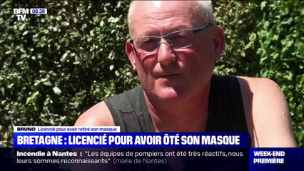 En Bretagne, un homme a été licencié pour avoir ôté son masque