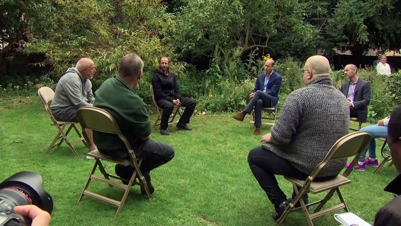 Prince William visits a homeless facility for rough sleepers