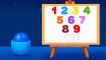 Numbers and Colors for Children to Learn with Color Balls and Surprise eggs