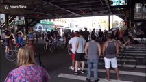 4000 cyclists ride through Astoria, Queens for Black Lives Matter