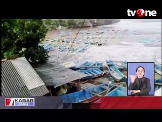 Gelombang Laut 5 Meter Terjang Pesisir Pantai Gunungkidul